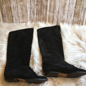 Mootsies Tootsies Black Suede Boots